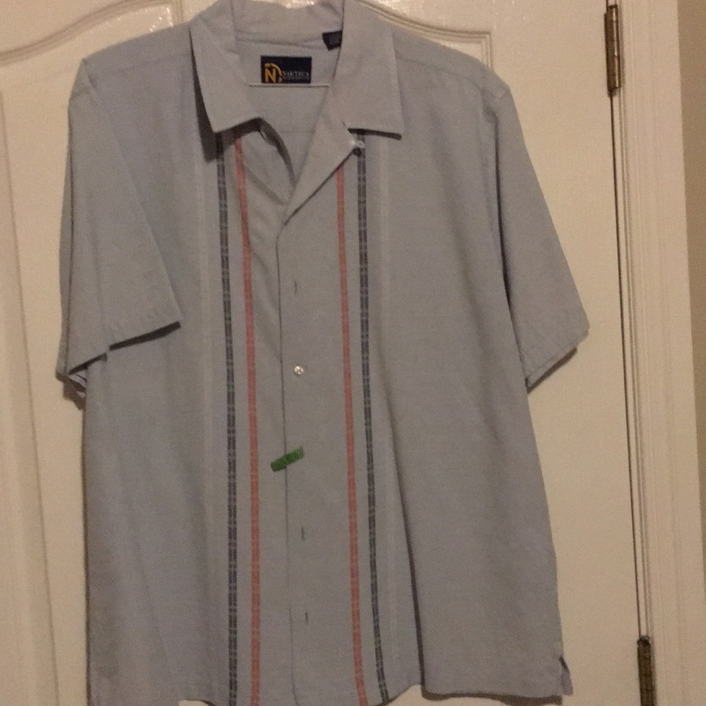 Short sleeved button up shirt
